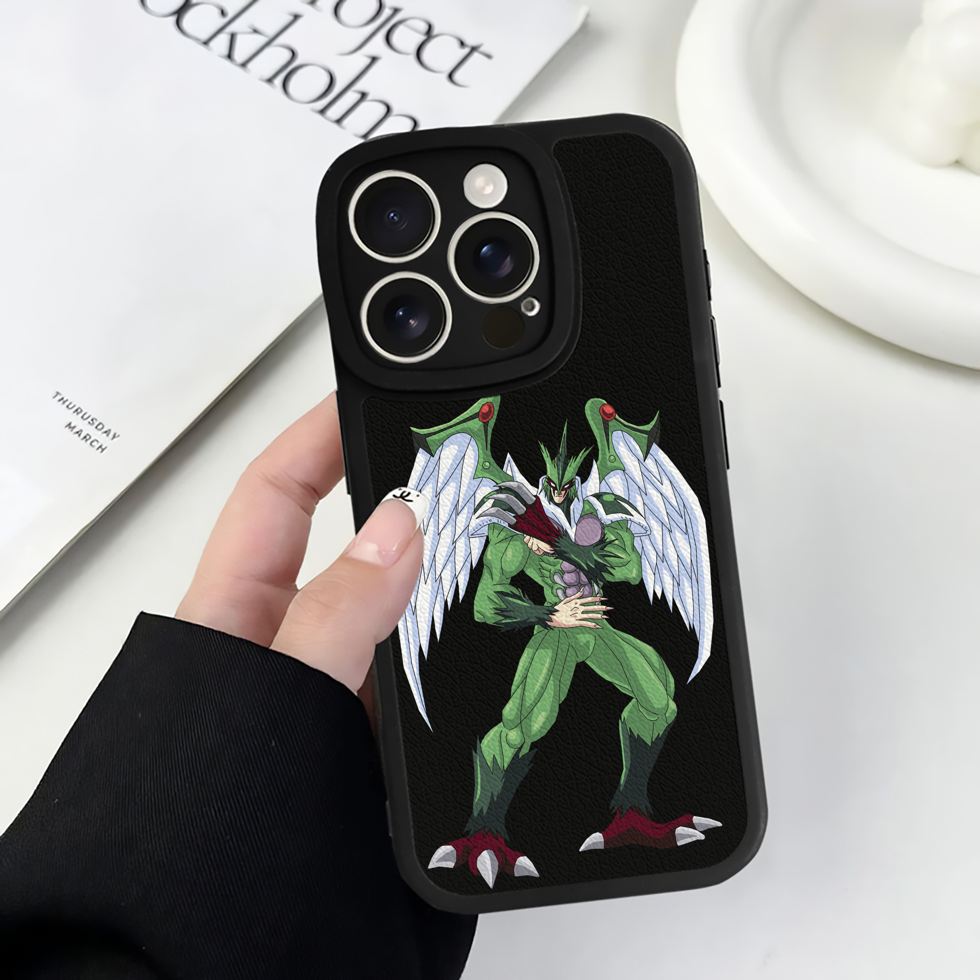 遊☆戯☆王 Yu-Gi-Oh! 【iPhone 16シリーズ対応】シリコンスマホケース（レザー調） 材質：シリコン